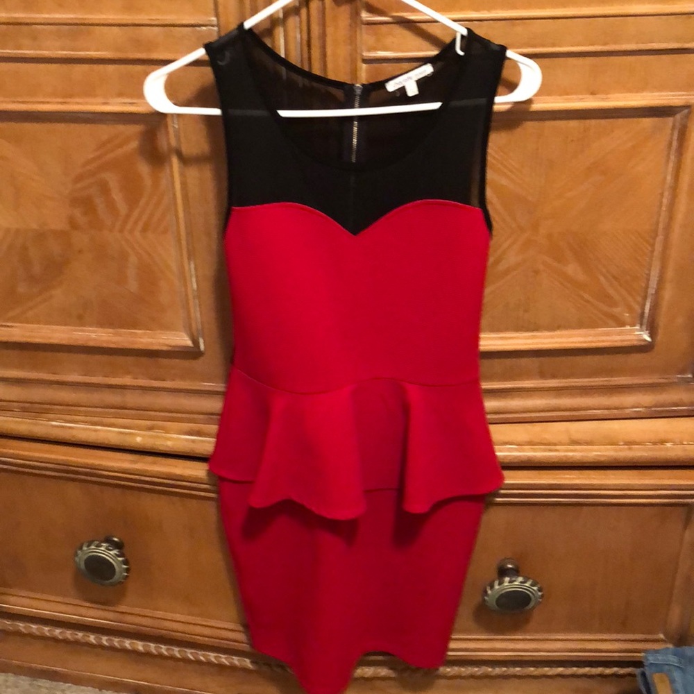 Relatively new tight red mini dress